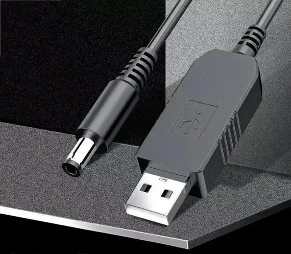 Кабель для роутера USB  12V преобразователь питания от повербанка | Зображення 2