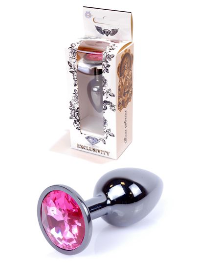 Анальна пробка  Анальна пробка -Jewellery Dark Silver PLUGPink