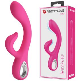 Вібратор-кролик Pretty Love Fritz рожевий, 19.8 х 3.4 см sexstyle