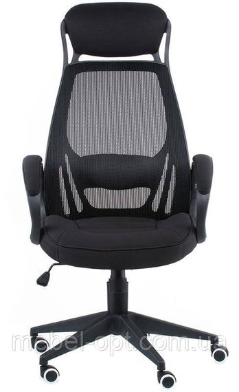 Кресло офисное Briz black fabric, механизм Tilt с регулировкой качания | Зображення 1