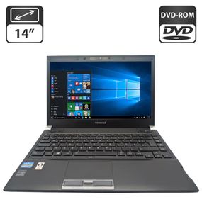Ноутбук Toshiba Portege R930 / 14" (1366x768) TN / Intel Core i5-3340M (2 (4) ядра по 2.7 - 3.4 GHz) / 8 GB DDR3 / 320 GB HDD / Intel HD Graphics 4000 / WebCam / DVD-ROM б/в