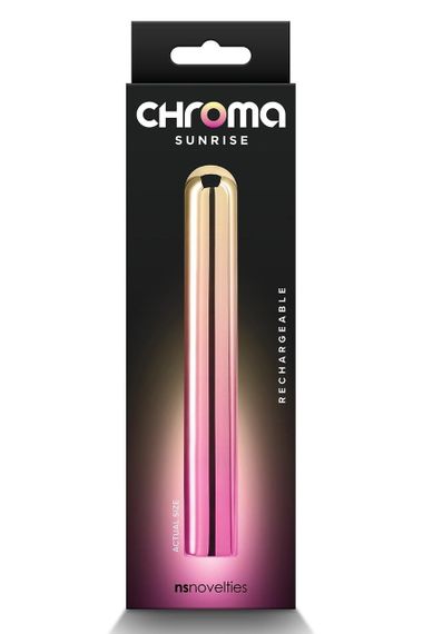 Вибропуля NS Novelties Chroma розово-золотистый, L Sex Aura