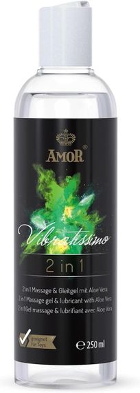 2в1 масажне масло і лубрикант - Vibratissimo 2 in 1, 250 мл sexstyle