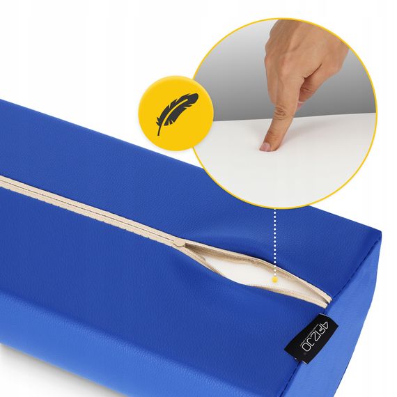 Полувалік для реабілітації та масажу 4FIZJO 60 x 30 x 15 Blue (P-5905973402927) | Зображення 4