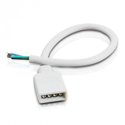 Конектор SMD5050 RGB (провід 4 pin без затиску) | Зображення 1