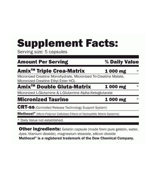 Глютамин для спорта Amix Nutrition CGT-3 200 Caps | Зображення 1