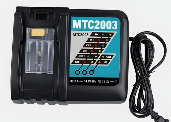 Пристрій для швидкого заряджання акумуляторів Makita DC18RC LXT/CXT 195584-2 BL1415, BL1815, BL1430, BL1830