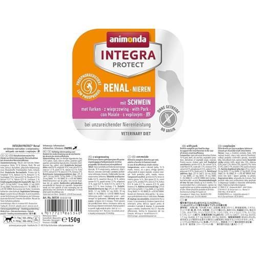 Корм вологий ветеринарний для собак Integra Protect Renal with Pork моно свинина, під час хвороб нирок, 150 г | Зображення 1