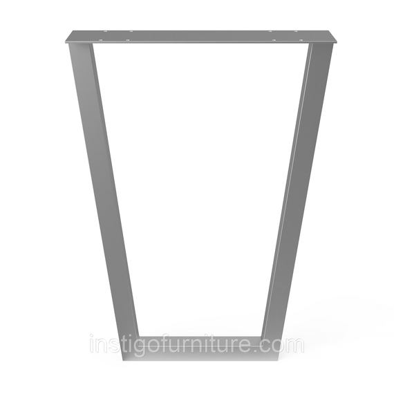 Комплект опор для столу з металу 500×100mm, H=730mm (профільна труба: 40x40mm) Сірий | Зображення 1