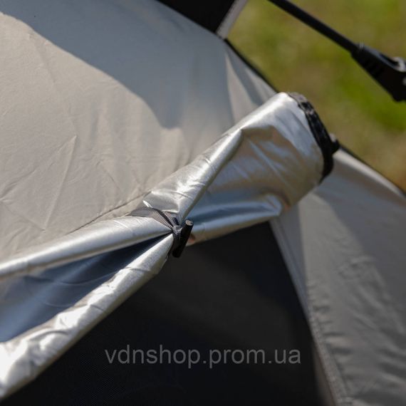 Намет автоматичний тримісний 2 на 2 (м) кемпінговий туристичний LU-016B Чорний | Зображення 6