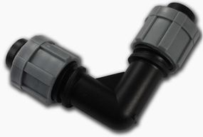 З'єднувач-коліно Bradas для краплинної стрічки 25 шт