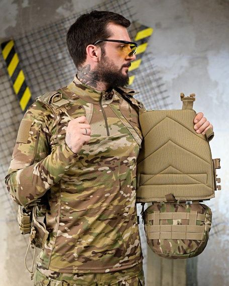 Плитоноска 4 точки швидкий скидання stragen мультикам з рюкзаком ПП 7909 | Зображення 6