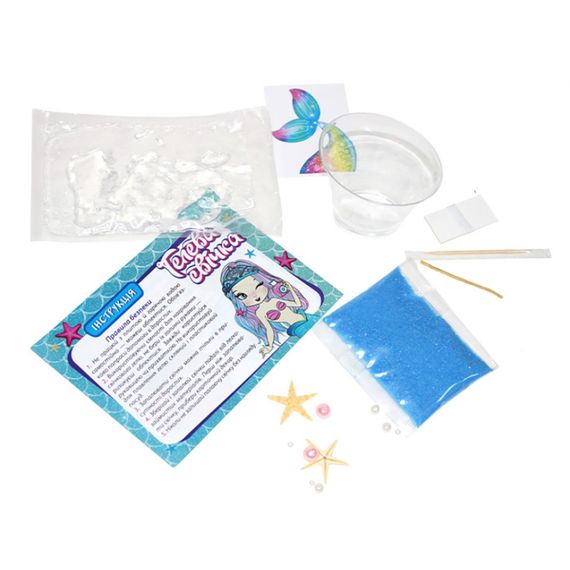 Гелевая свечка в стаканчике "Сокровища моря" 10100524 своими руками | Зображення 1