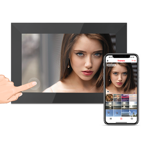 Цифрова фоторамка PROS FRAMEO 10" з сенсорним дісплеєм і WI-FI, чорна
