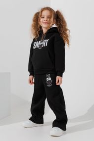 Костюм худі+штани для дiвчинки Firesh 48 98 см Чорний shop (2000990861603)
