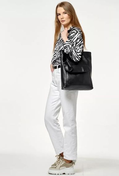 Шопер жіночий Sambag Shopper чорний 41 х 30 х 10 см (93251002) | Зображення 3