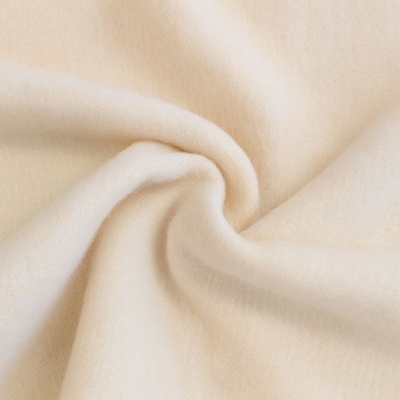 Плед тревел 100% шерсть белый 140×200 см с ремнем Love You | Зображення 2