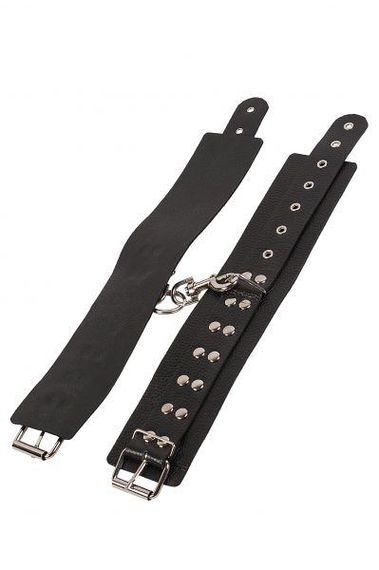 Оковы Leather Restraints Leg Cuffs, Black Sex Aura | Зображення 1