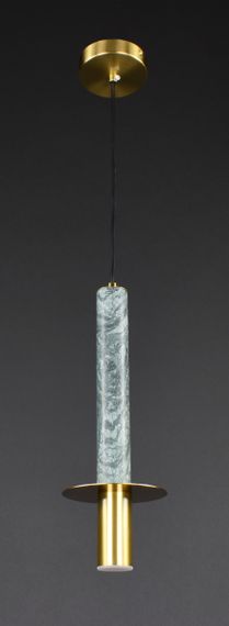 Люстра підвісна на 1 лампочку 27408 Латунь 40-140х12х12 см.