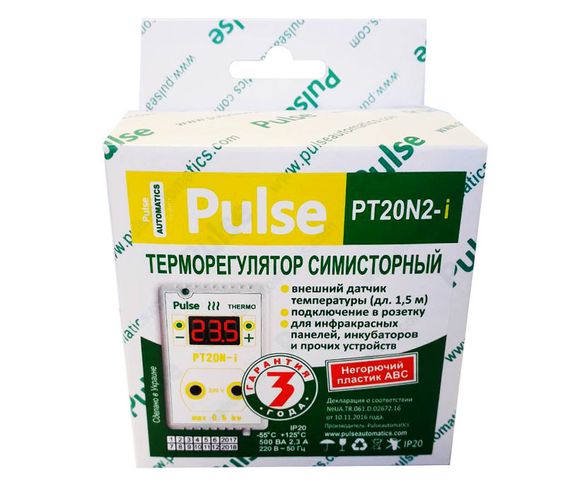 Терморегулятор для инкубатора PULSE PT-N2i | Зображення 4