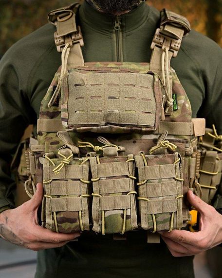 Плитоноска 4 точки скидання 7.62 мультикам ПП788 | Зображення 6