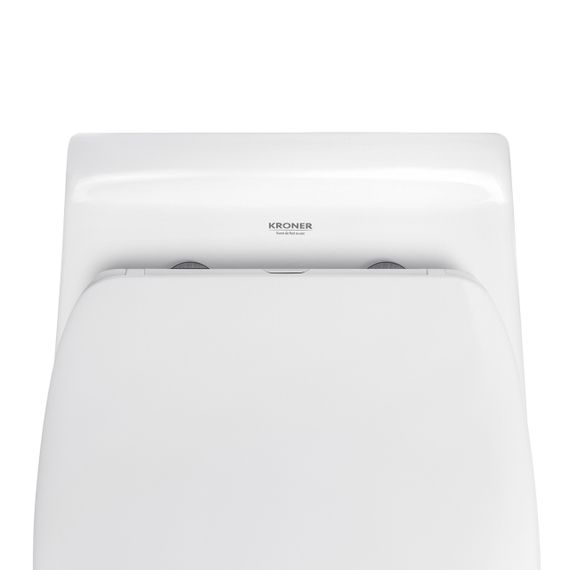 Унітаз підвісний безобідковий Kroner Oker WHI533536 RIMLESS з сидінням (KO533536WHIR) | Зображення 8
