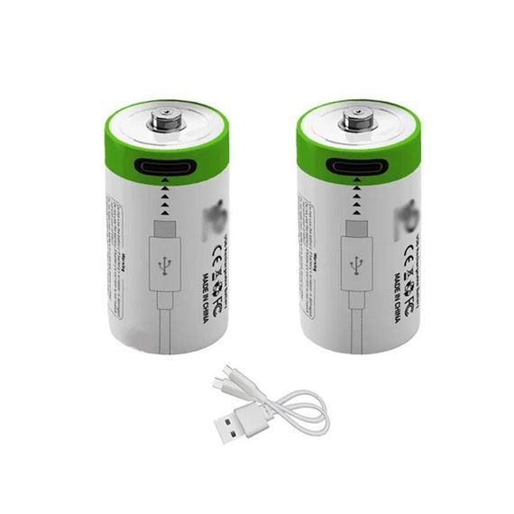 Батарейки аккумуляторные CR123A с разъемом TYPE-C на 3.7V/700mAh Smartoools - 4шт | Зображення 1