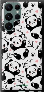 Чохол на Samsung Galaxy S22 Ultra Панди "4318b-2500-2448"