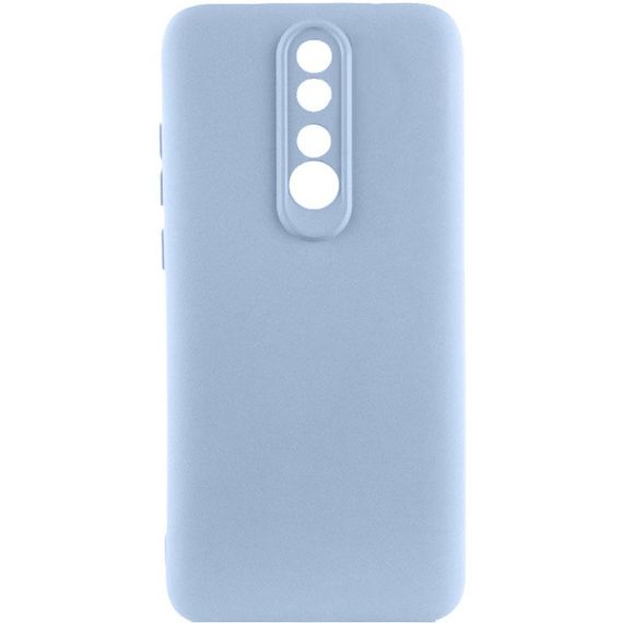 Чохол TPU GETMAN Liquid Silk Full Camera для Xiaomi Redmi 8 Блакитний / Lilac Blue
