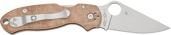 Ніж Spyderco Para 3 CPM Cru-Wear Micarta Brown | Зображення 1