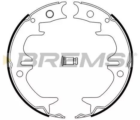 Колодки ручного гальма Camry/Сelica 82-96, Bremsi (GF0962) | Зображення 2