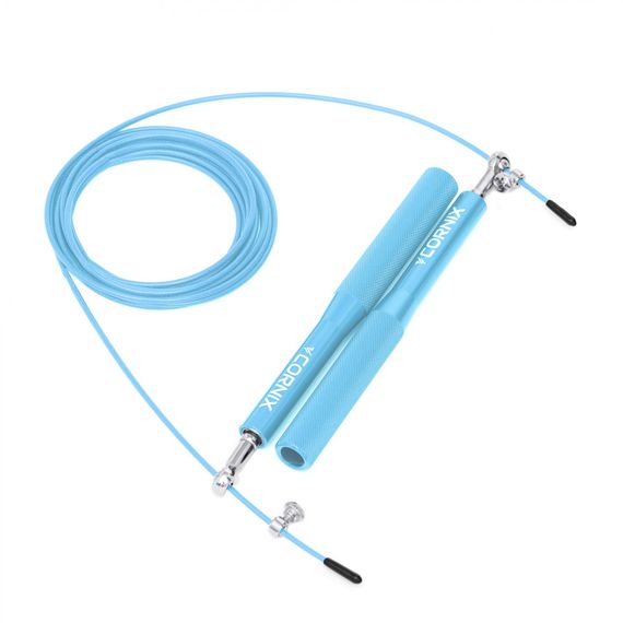 Скакалка швидкісна для кросфіту Cornix Speed Rope XR-0153 Sky Blue | Зображення 1