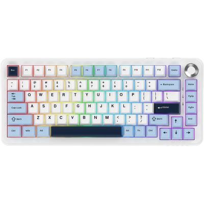 Клавиатура Ajazz AK820 MAX PLUS Daydream Switch RGB Wireless/Bluetooth/USB White (AK820MAX-DD-BWD)