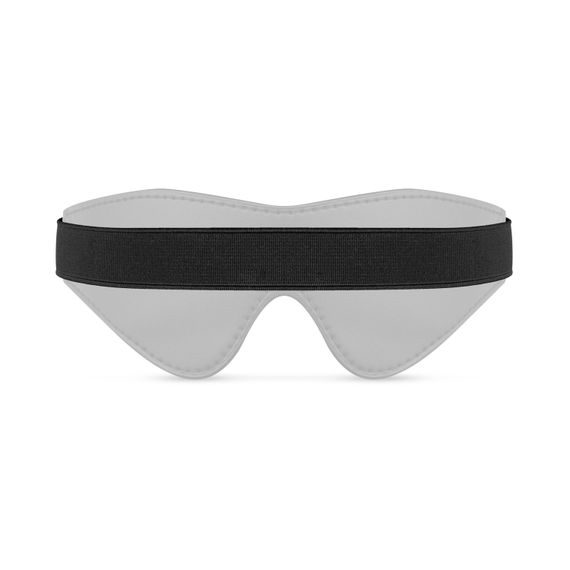 Маска Bedroom Fantasies: Faux Leather Blindfold, чорна | Зображення 1