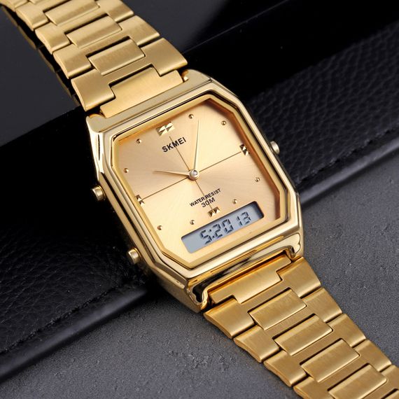 Годинник наручний Skmei 2258GD Gold | Зображення 3