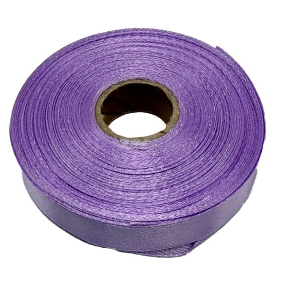 Атласна стрічка для рукоділля АБ-622, 1,2 см х 23 м, фіалкова