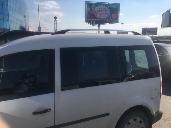 Рейлінги Хром Стандартна, Пластикові ніжки для Volkswagen Caddy 2004-2010 рр | Зображення 5