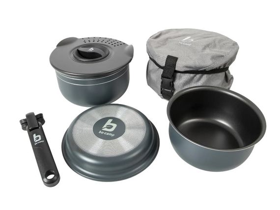 Набір посуду Bo-Camp Trekking 5 Pieces Anthracite (2300351) (DAS302118)