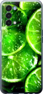 Чохол на OnePlus Nord N200 5G Зелені часточки лимона "852u-2956-2448"
