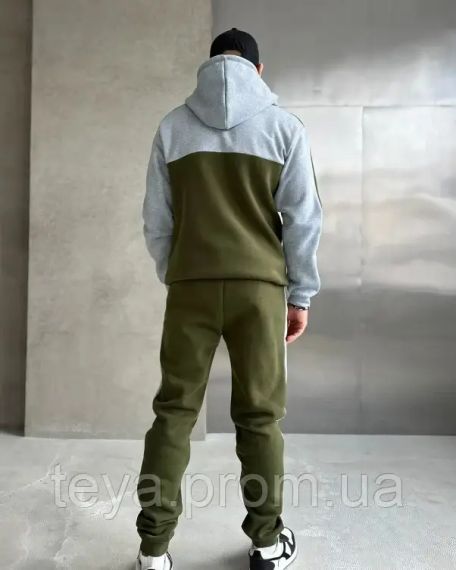 Спортивний костюм колір хакі/сірий розмір XL FI_009702 | Зображення 2