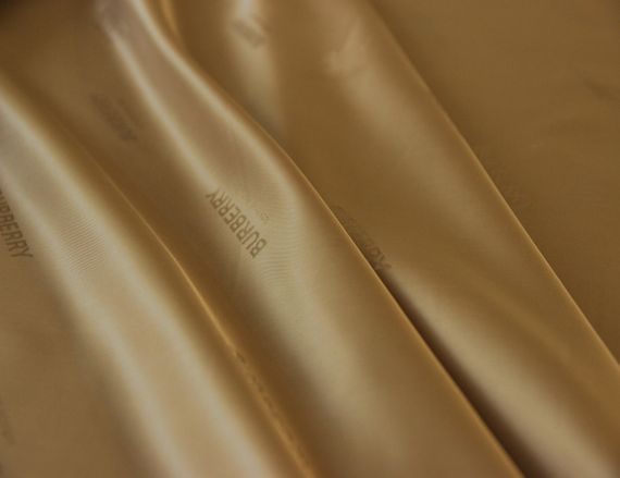 Підкладкова тканина Burberry британська віскозна золотисто бежева однотонна MI 142 | Зображення 2