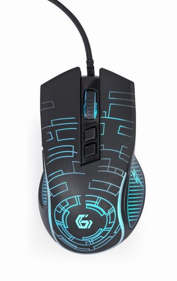 Оптична ігрова миша MUSG-RGB-01 USB інтерфейс, пiдсвiчування