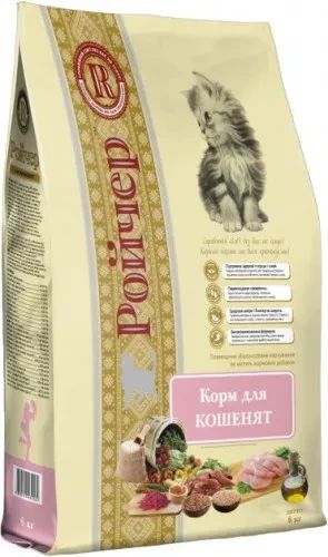 Корм для кошек Ройчер для котят 6 кг