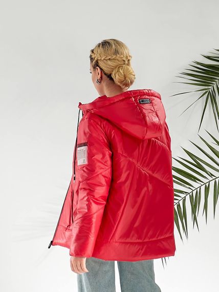 Утеплена куртка, арт.417/2, червоний | Зображення 8