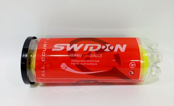 Теннисные мячи MS 1178 Profi 3шт, 6,5см, 1 сорт, 40% натур шерсть (6903170229018) | Зображення 1