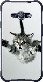 Чехол на Samsung Galaxy J1 Ace J110H Летящий котёнок "2322u-215-17620"