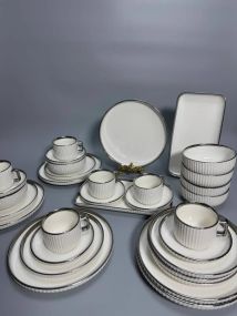 Столовый сервиз на 6 персон 32 предмета  RG6803 Silver