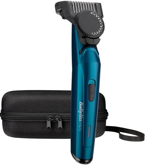 Тример BaByliss для стрижки бороди, 1 насадка, футляр, синій (T890E) | Зображення 4