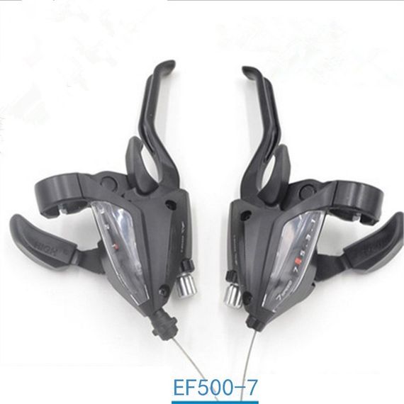 Моноблоки Shimano 3 7 швидкостей, манетки на велосипед XMN-019 | Зображення 1
