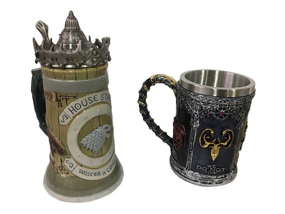 Подарунковий набір Кухоль Game Of Thrones House Stark Гра Престолів Дім Старків і Game Of Thrones Winter Coming | Зображення 1